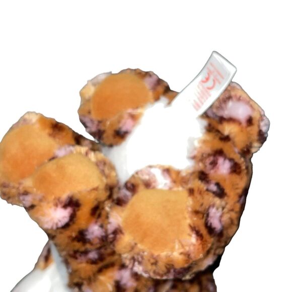 Ty Beanie Boos Plush Leopard Jaguar Tiger Patches Stuffed Animal Glitter Eye 10" - Picture 10 of 11